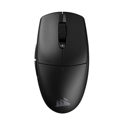 Corsair M55 Wireless Ratón Ligero para Juegos FPS – 2.4GHz & Bluetooth – 24,000 PPP – Batería de Larga Duración – Seis Botones Programables – Empuñaduras Laterales Texturizadas – Negro