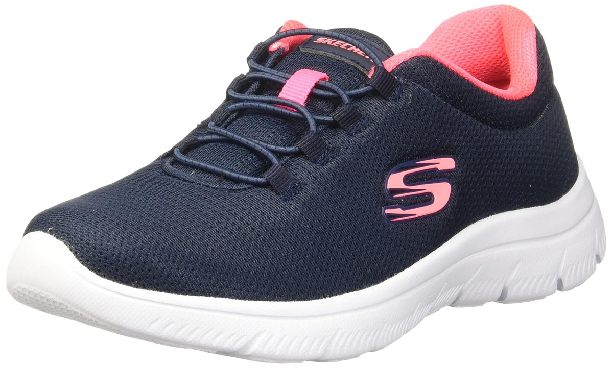 Skechers 10000mxgypk, Zapatillas Mujer - 24.0 cm - MARINO - ROSA