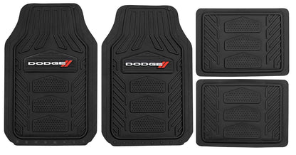 Plasticolor 001666R01 Dodge Weatherpro 4 Piezas Juego Alfombrillas Goma Negro