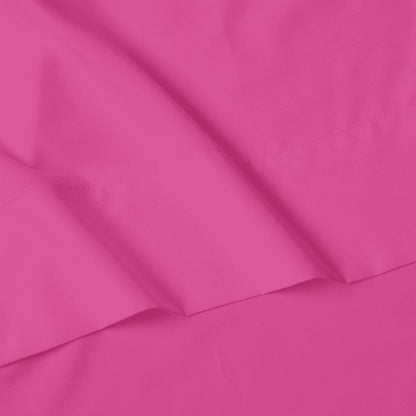 Juego de ropa de cama Elegant Comfort, bolsillo profundo de hasta 16 pulgadas, Moderno, Hot Pink, Doble, 1