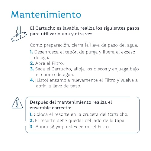 Rotoplas Filtro Autoclin, Negro, Filtro lavable de discos