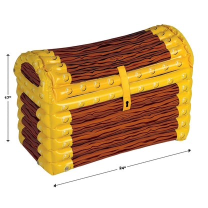Beistle 50988 Inflatable Treasure Chest Cooler, 24-Inch Width by 17-Inch Height