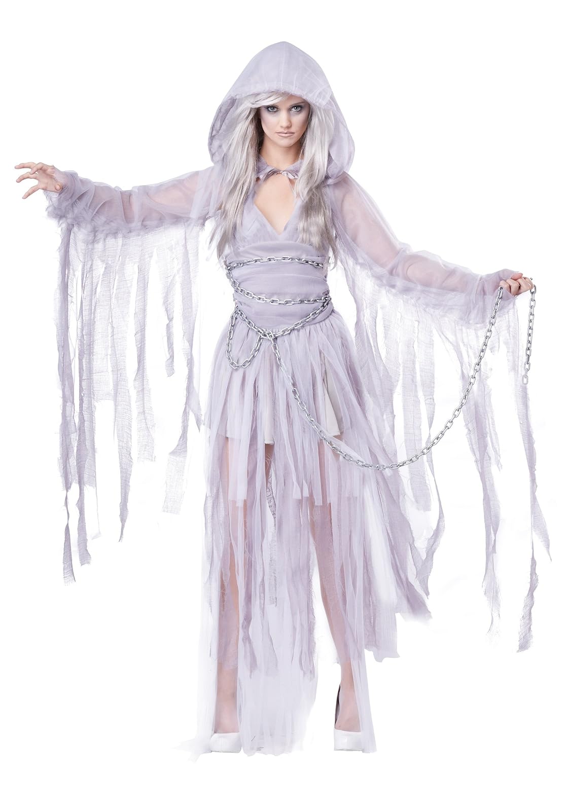 Women's Haunting Beauty Costume - XS - Gray