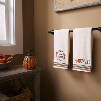 SKL Home - Juego de Toallas de Mano para baño, Cocina, Bar y Regalo, 2 Unidades Naturales