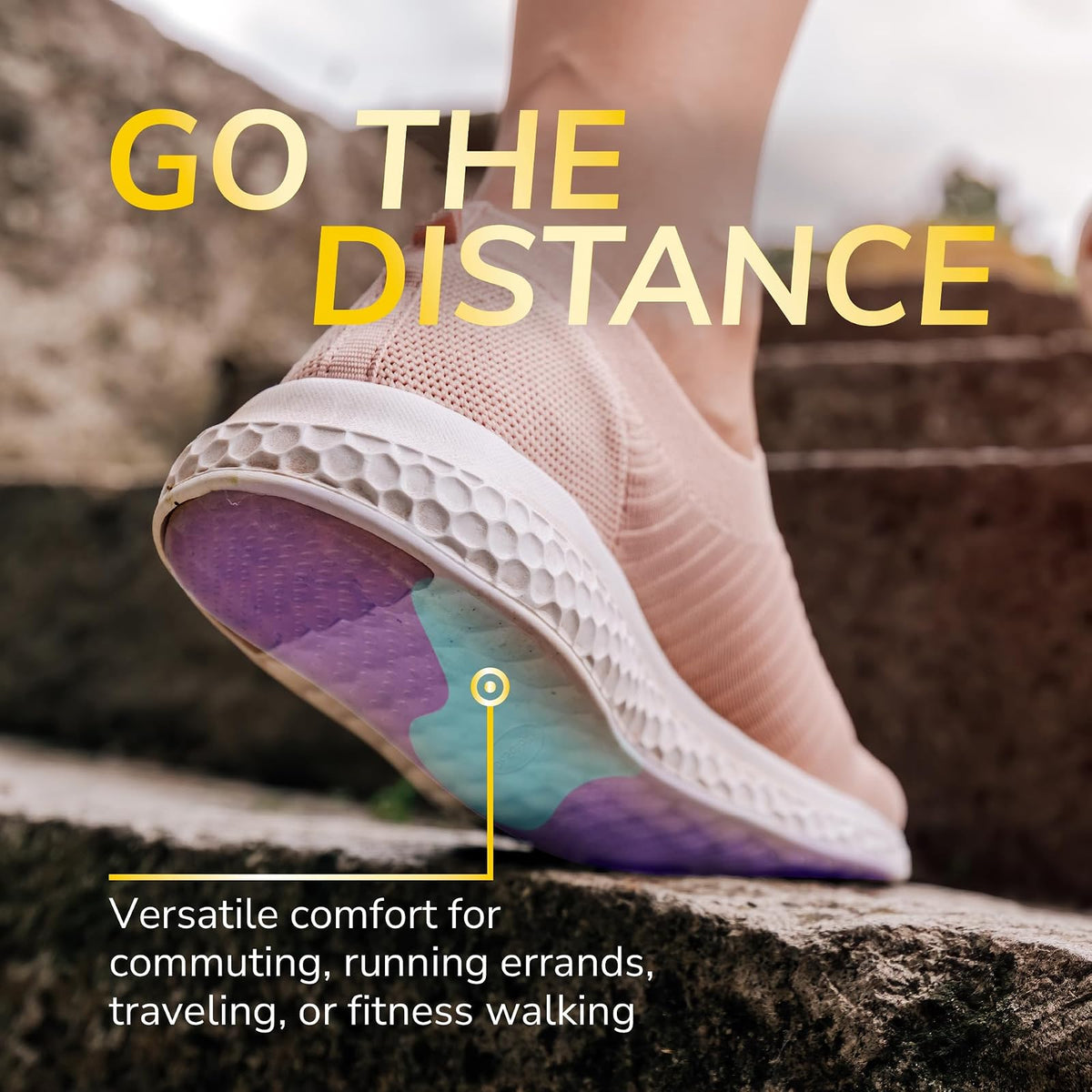 Dr. Scholl's Walk Plantillas más largas, para mujer, 1 par, ajuste para adaptarse