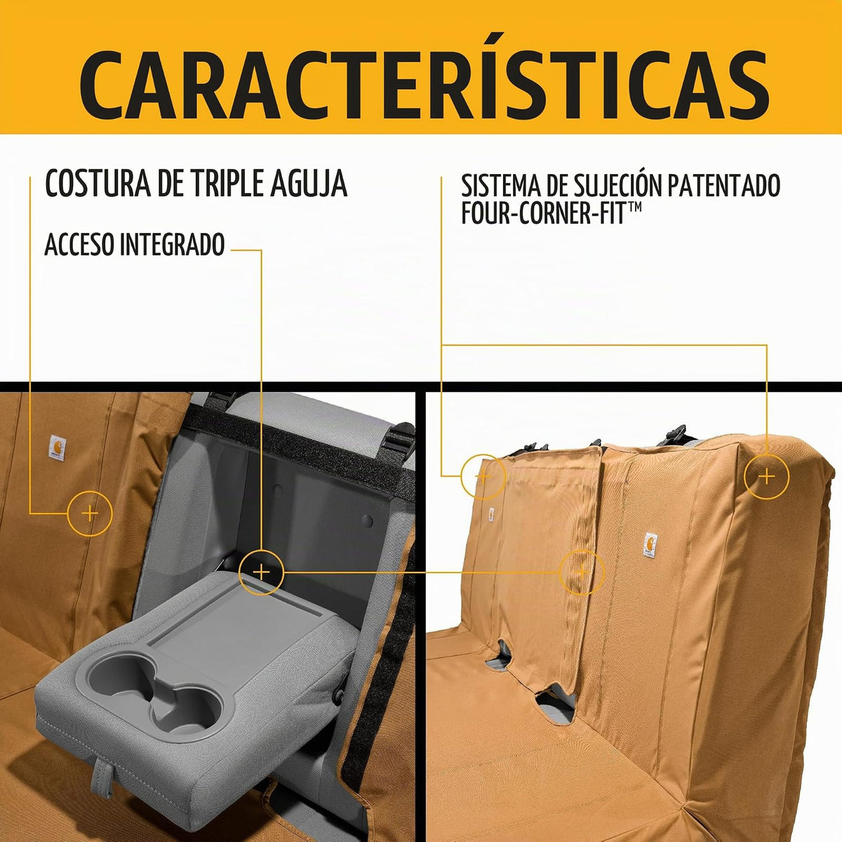 Carhartt Funda de Asiento de Banco Nailon Cordura 500 Denier