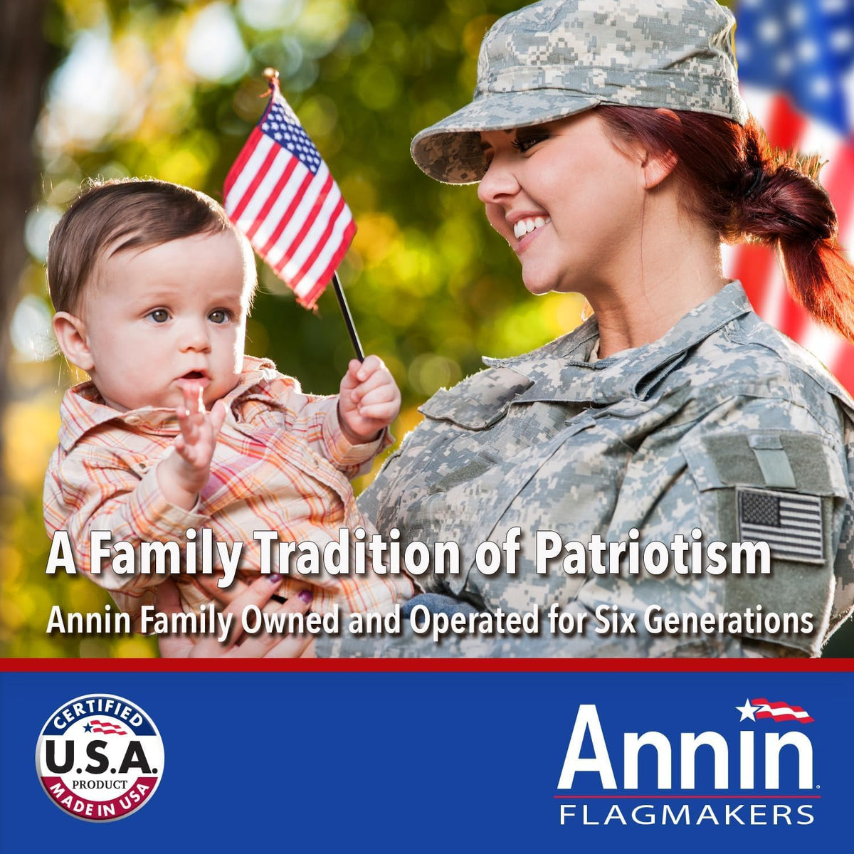 Annin Flagmakers Model 2730 American Flag 5x8 ft. Tough-Tex the Strongest, Longest Lasting Flag , 100% Made in USA with Sewn Stripes, Embroidered Stars and Brass Grommets.