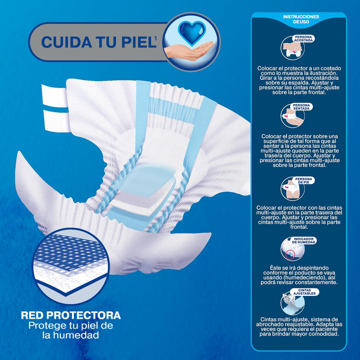 TENA Slip Maxi Protect; Protector Anatómico para Incontinencia, Talla Grande; TENA; 10 Piezas