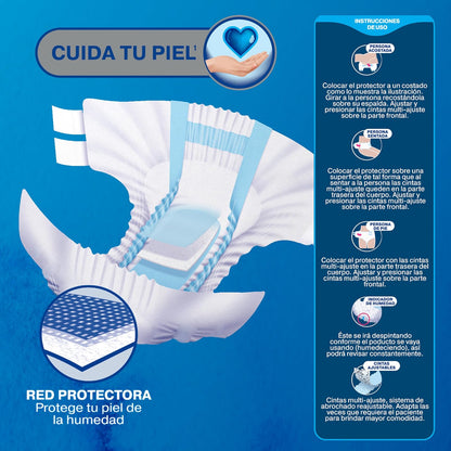 TENA Slip Maxi Protect; Protector Anatómico para Incontinencia, Talla Grande; TENA; 10 Piezas