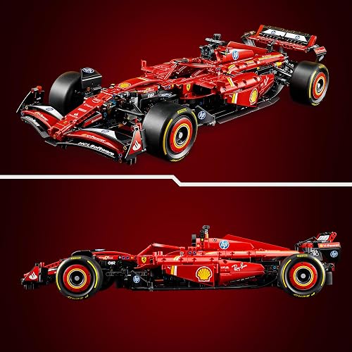 LEGO Technic Auto Ferrari SF-24 F1 Kit de Modelo para Adultos, construye tu Propio vehículo de Carreras, Set Ideal como Regalo para Aficionados a la Fórmula Uno 42207