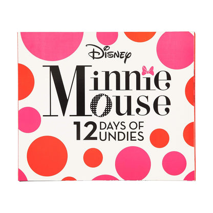 Disney Girls Minnie Mouse Exclusivo Paquete de 12 Bragas Avent perfectas para Regalar y Entrenar al baño en Tallas 2/3T y 4T