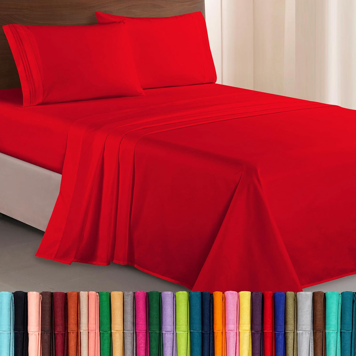 Elegant Comfort Espejo de Piso de Cuerpo Entero Elevens 65 x 22 Pulgadas, Gris - Full - Rojo