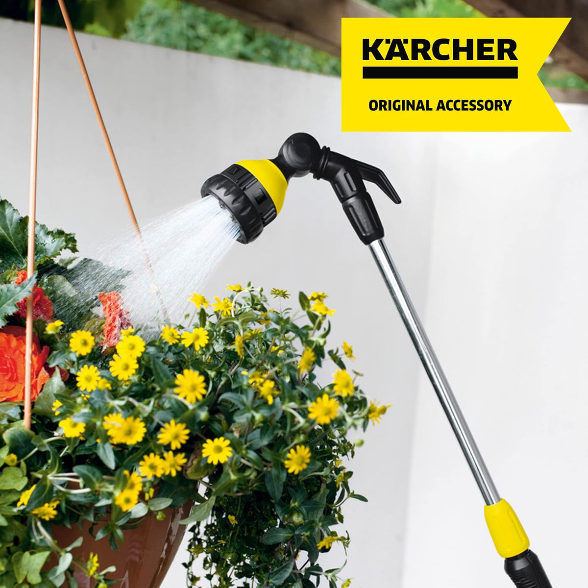 Karcher 2.645-137.0 30.7 x 5.9 x 2.6 pulgadas, lanza de pulverización prémium, negro/amarillo