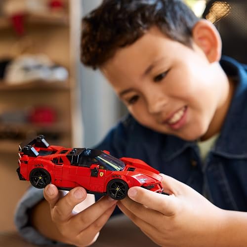 LEGO Speed Champions Auto Deportivo Ferrari SF90 XX Stradale - Model Kit de Construcción para Niños y Niñas, Años 9+ - Regalo para Cumpleaños - Juguetes de Vehículos - 77254
