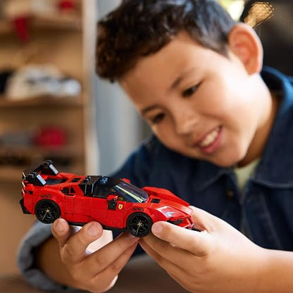 LEGO Speed Champions Auto Deportivo Ferrari SF90 XX Stradale - Model Kit de Construcción para Niños y Niñas, Años 9+ - Regalo para Cumpleaños - Juguetes de Vehículos - 77254