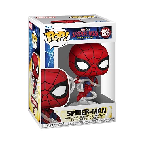 Funko Pop! Marvel: Spider-Man Brand New Day- Spider-Man | Mercancía Oficial - Figura de Vinilo Coleccionable para Decoración - Regalo de Cumpleaños para Fans