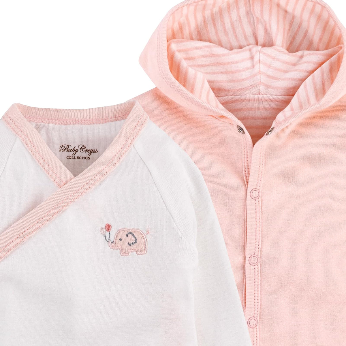 Baby Creysi Conjunto Manga Larga para Niña Pack de 4 Algodón Hipoalergénico