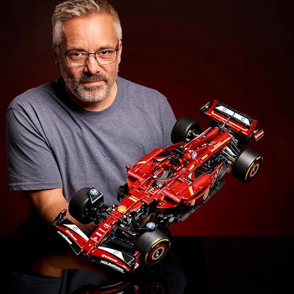 LEGO Technic Auto Ferrari SF-24 F1 Kit de Modelo para Adultos, construye tu Propio vehículo de Carreras, Set Ideal como Regalo para Aficionados a la Fórmula Uno 42207