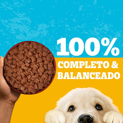 Pedigree - Sobres para Perro Cachorro, Res En Filetes, Nutrición para tu Mascota, Proteínas y Fibras, 24 Sobres