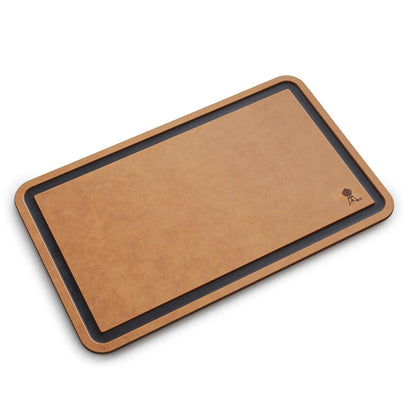 Weber Tabla para Cortar de Madera de Alta Densidad | 45 x 0.8 cm, bordes ranurados, compatible con SmokeFire EX4 y EX6