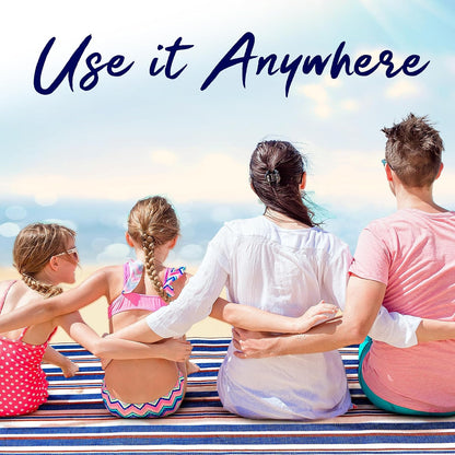 scuddles Manta para Exteriores Extragrande con Bolsillo | Tartán, resistente al agua, capas dobles, práctico, para picnic, camping, playa