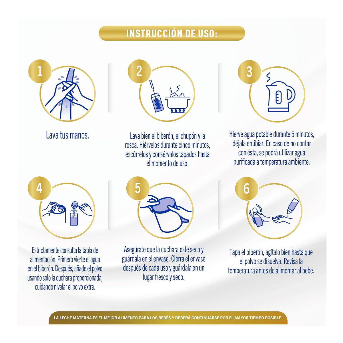 NAN 1 Supreme Pro Fórmula Para Lactantes Con Hierro 0-6 Meses Lata 800 g