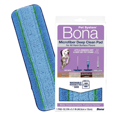 Bona Pet System - Almohadilla de Limpieza Profunda de Microfibra