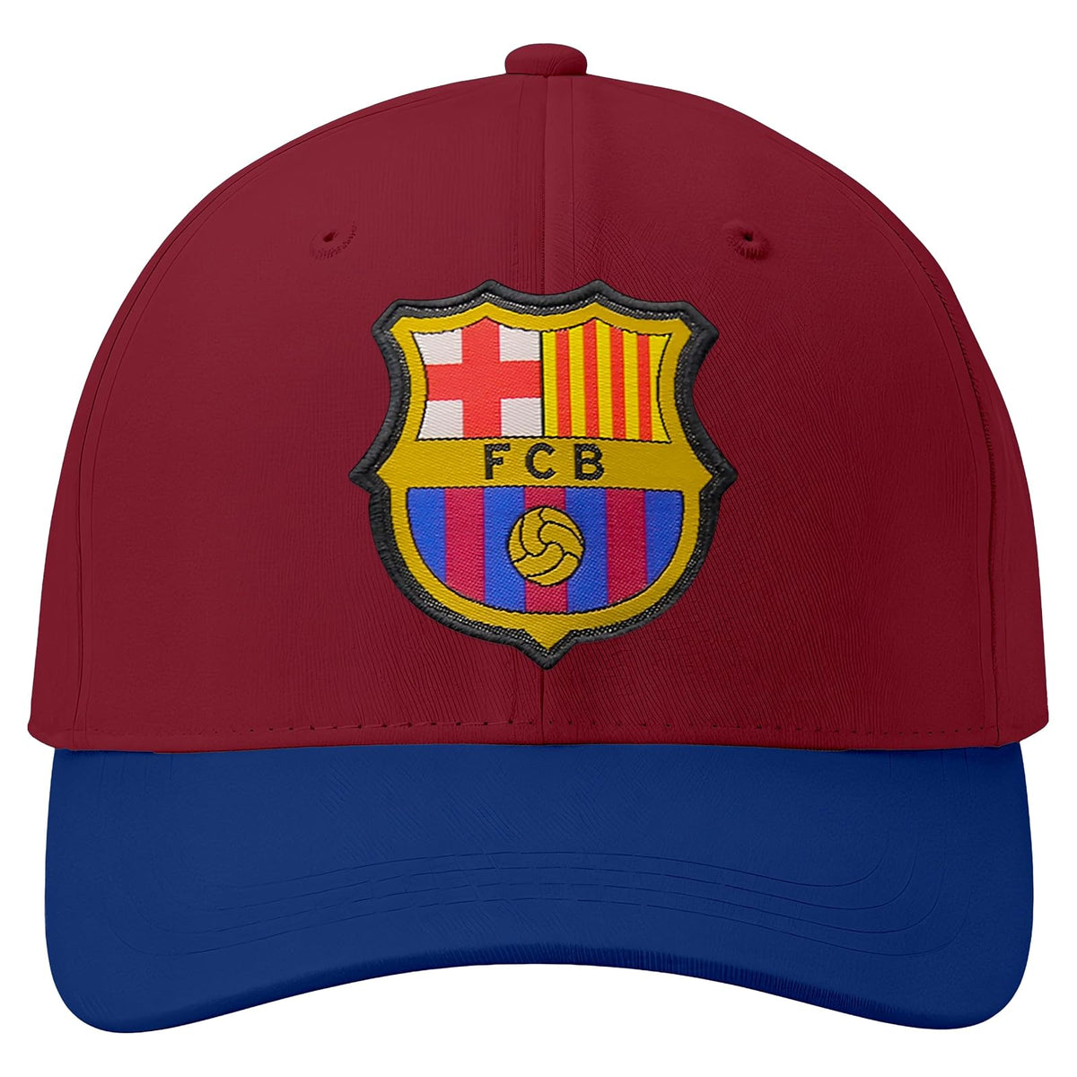 Icon Sports Icon Sports Officially Licensed FC Barcelona Cap - Unisex Adult Tapa Unisex Adulto - Talla Única - 110_wine