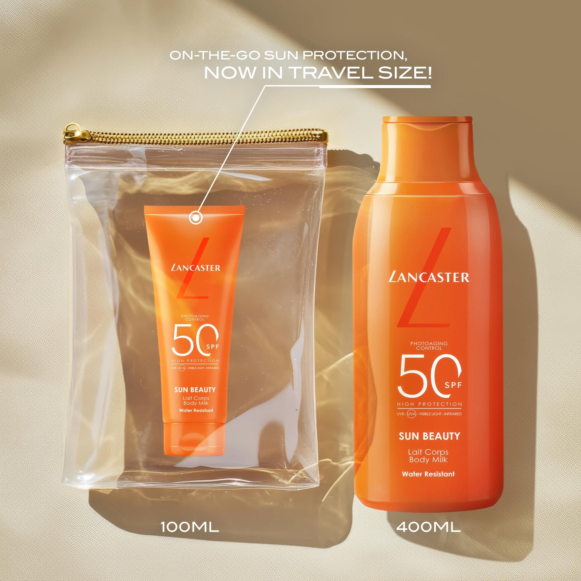 LANCASTER SUN BEAUTY - Velvet Milk SPF30 400ml