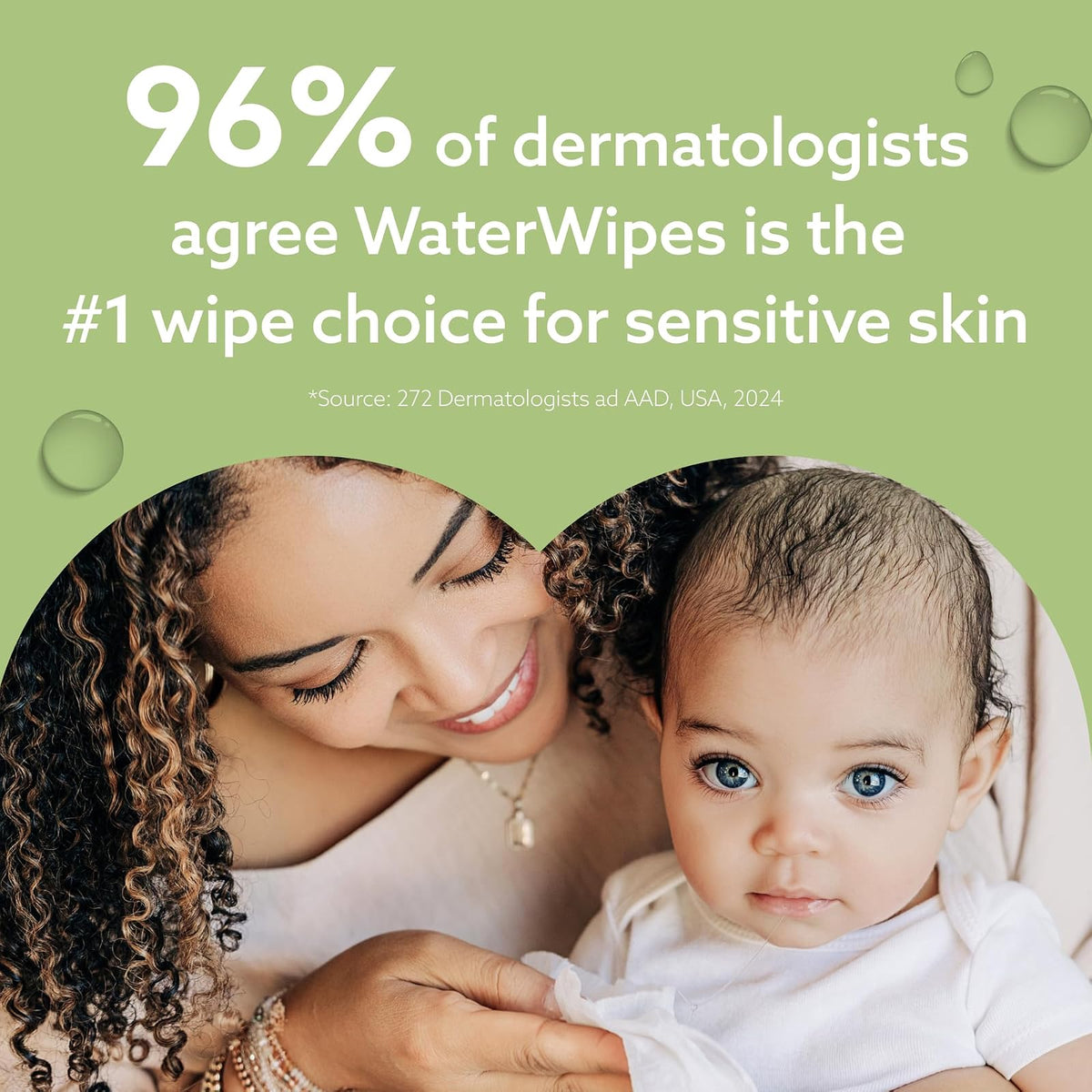 WaterWipes Hand Face Baby Wipes With Soapberry - 240 Wipes (4 Pack Of 60Count)