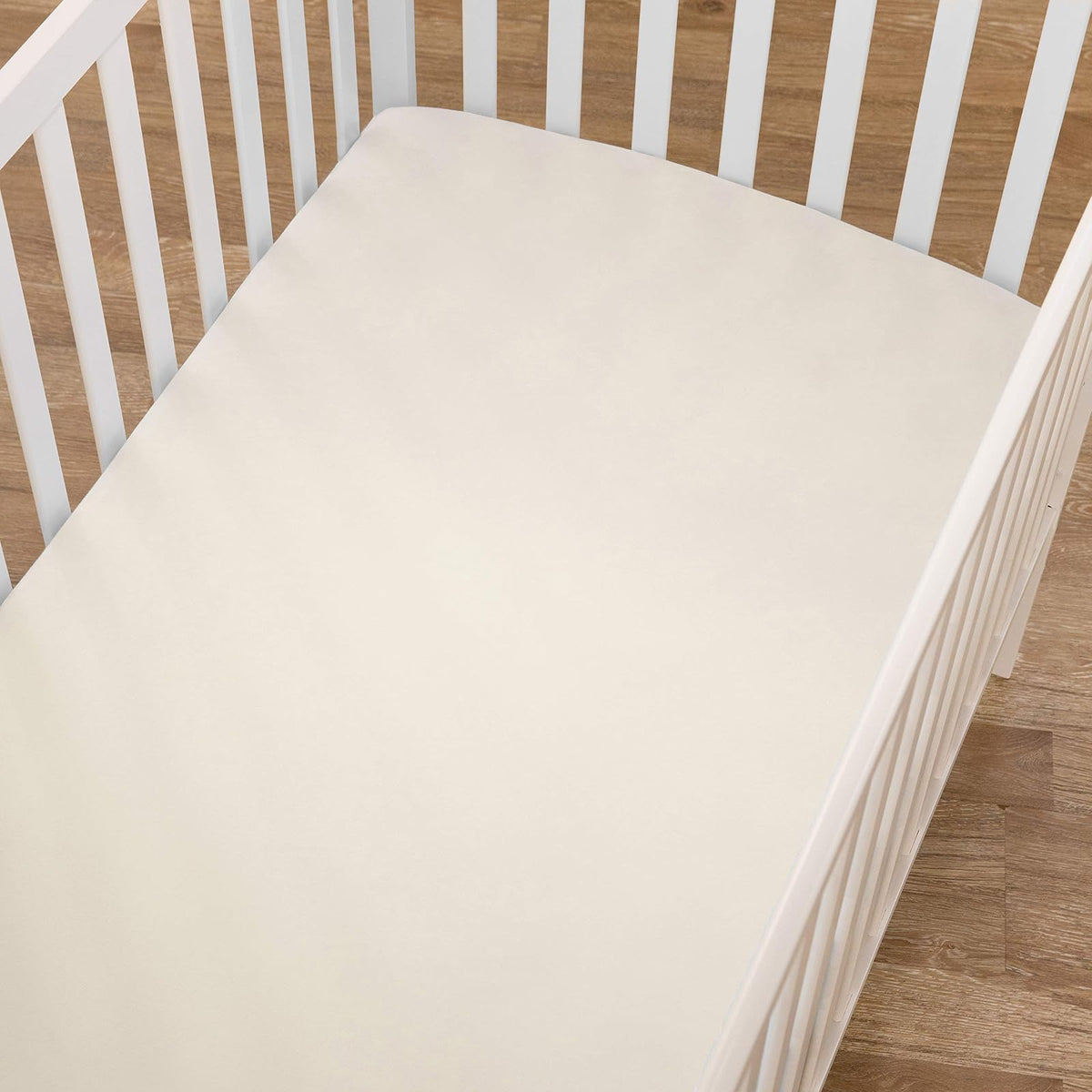 American Baby Company 3 Piece Cotton Value Jersey Knit Fitted Portable Mini Sheet, Ecru, 24" x 38" x 5"