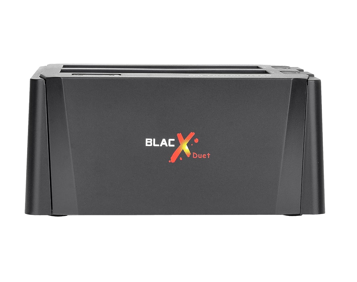 Thermaltake BlacX Duet 2.5"/3.5" SATA I/II/III USB 3.0 Estación de Acoplamiento para Disco Duro Externo ST0014U-D, Negro