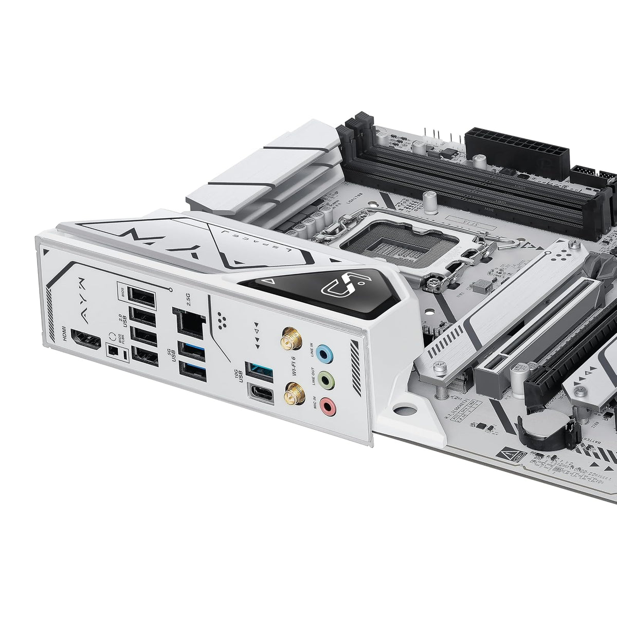 ASUS Z790-AYW WiFi W II Intel Z790 (LGA 1700) ATX Placa Base con PCIe® 5.0, 3X M.2, 12+1 DrMOS, DDR5, WiFi 6, 2.5Gb LAN, HDMI, USB 10Gbps Type-C®, USB 10Gbps Type-C®, Thunderbolt™, USB4®, Aura Sync