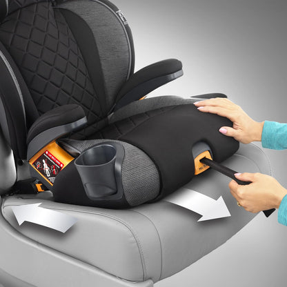 Chicco - KidFit Zip Plus 2 en 1 Asiento elevador de posicionamiento para automóvil – azul marino, azul