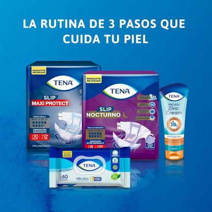 TENA Slip Maxi Protect; Protector Anatómico para Incontinencia, Talla Grande; TENA; 10 Piezas