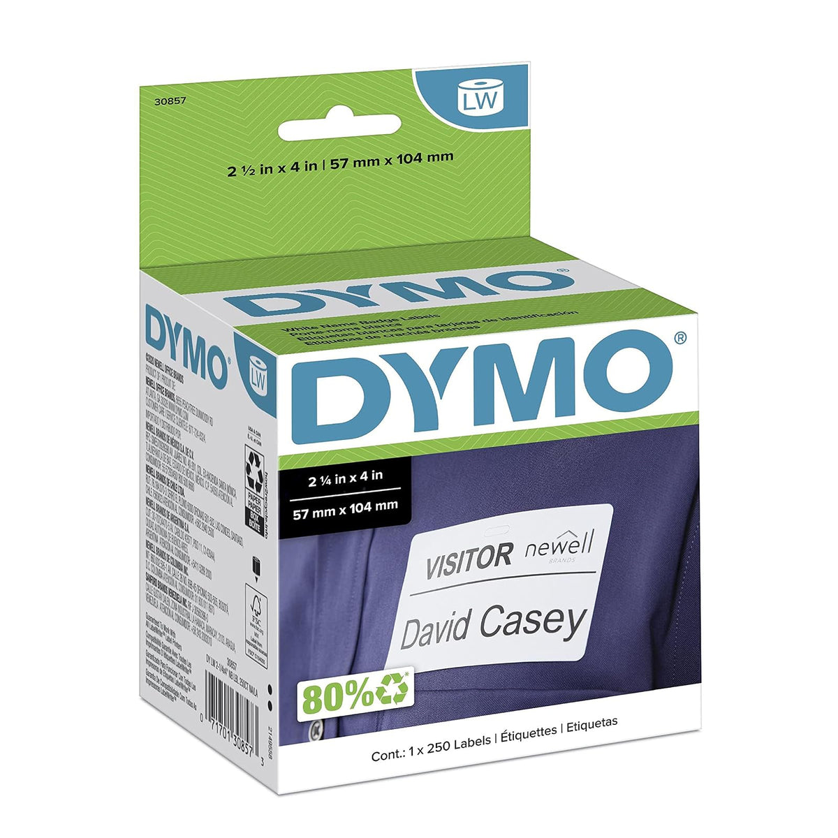 Dymo Etiquetas 57 mm x 104 mm