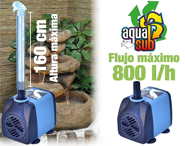 AQUASUB 4211 Bomba Agua 800 L/H 1.6M 13W