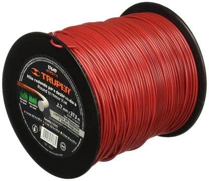 Truper HTR5-105, Hilo redondo para desbrozadora, carrete, 373 m, 2.7 mm