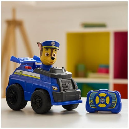 La patrulla canina, automóvil patrulla por control remoto de Chase, automóvil por control remoto con luces led y control fácil de manejar, juguetes de imitación para niños y niñas a partir de 3 años