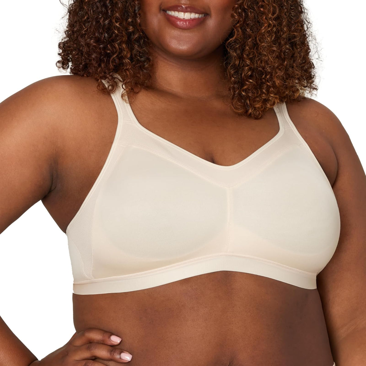 Playtex Brasier Inalámbrico Cool Comfort para Actividad Ligera - Beige claro - 36B