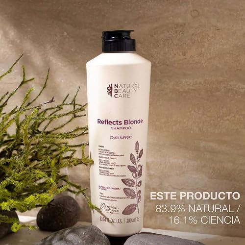 NATURAL BEAUTY CARE Reflect Blonde Shampoo Matizador de Cabello 300 ml