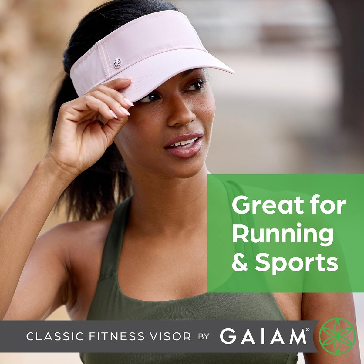 Gaiam Classic Fitness Visor de Secado rápido