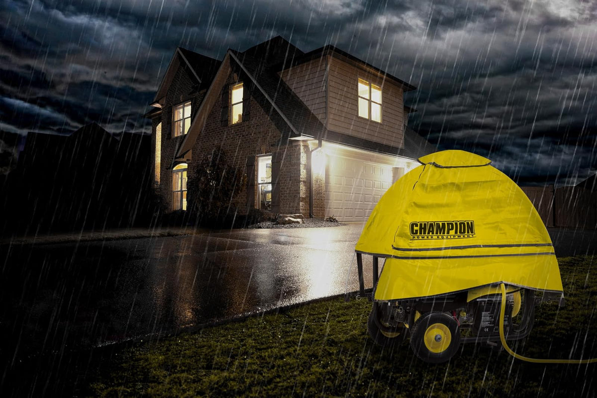 Champion Storm Shield Cubierta Generador Portátil 100376 | Por GenTent, clima severo, 4000-12500 vatios
