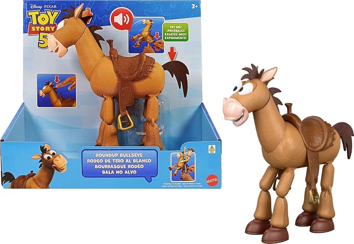 Mattel Disney Pixar Toy Story 5 Figura de Acción Tiro Al Blanco con Sonidos y Movimiento 3Y+