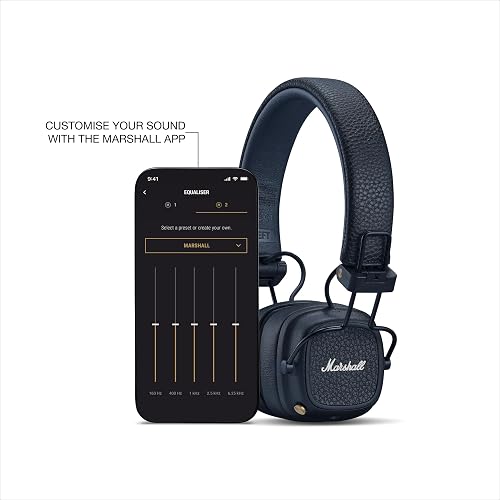 Marshall Major V Audífonos Inalámbricos Bluetooth - Azul Medianoche