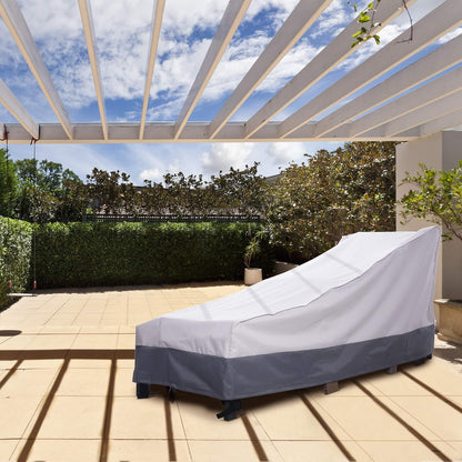 AsterOutdoor Funda impermeable para tumbona de patio, resistente tela Oxford 600D, protección UV, funda para muebles de patio o tumbona, 76 pulgadas de largo x 30 pulgadas de ancho x 30 pulgadas de alto