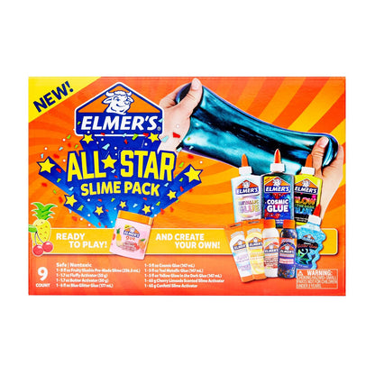 Elmer's Ocean Dive Slime Kit – Set de 9 Piezas para Hacer Slime - Pegamento