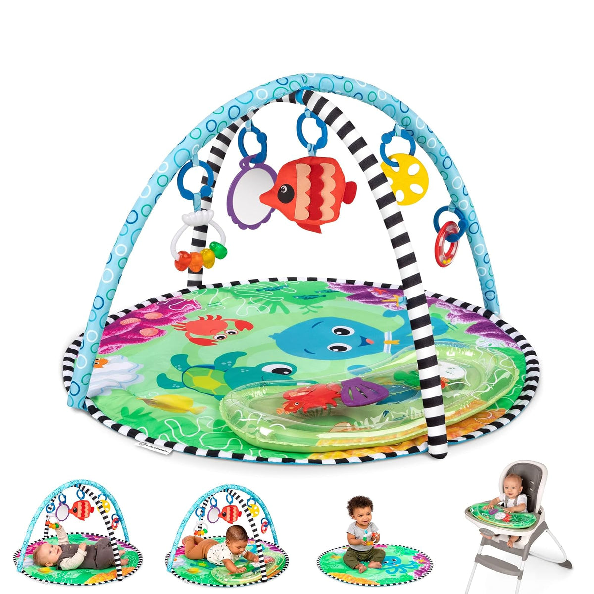 Baby Einstein Neptune Gimnasio de Actividades con Luces y Sonidos, Recién Nacidos - Multicolor