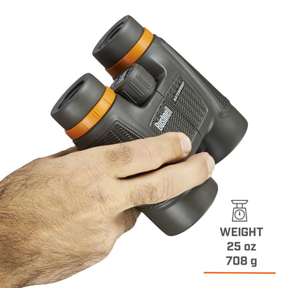 Bushnell H2O Xtreme 181042C - Binoculares compactos impermeables de 10 x 42 con lente totalmente multicapa para caza y navegación