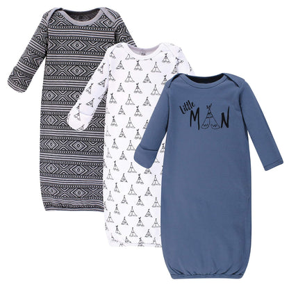 Yoga Sprout Unisex Baby Cotton Gowns